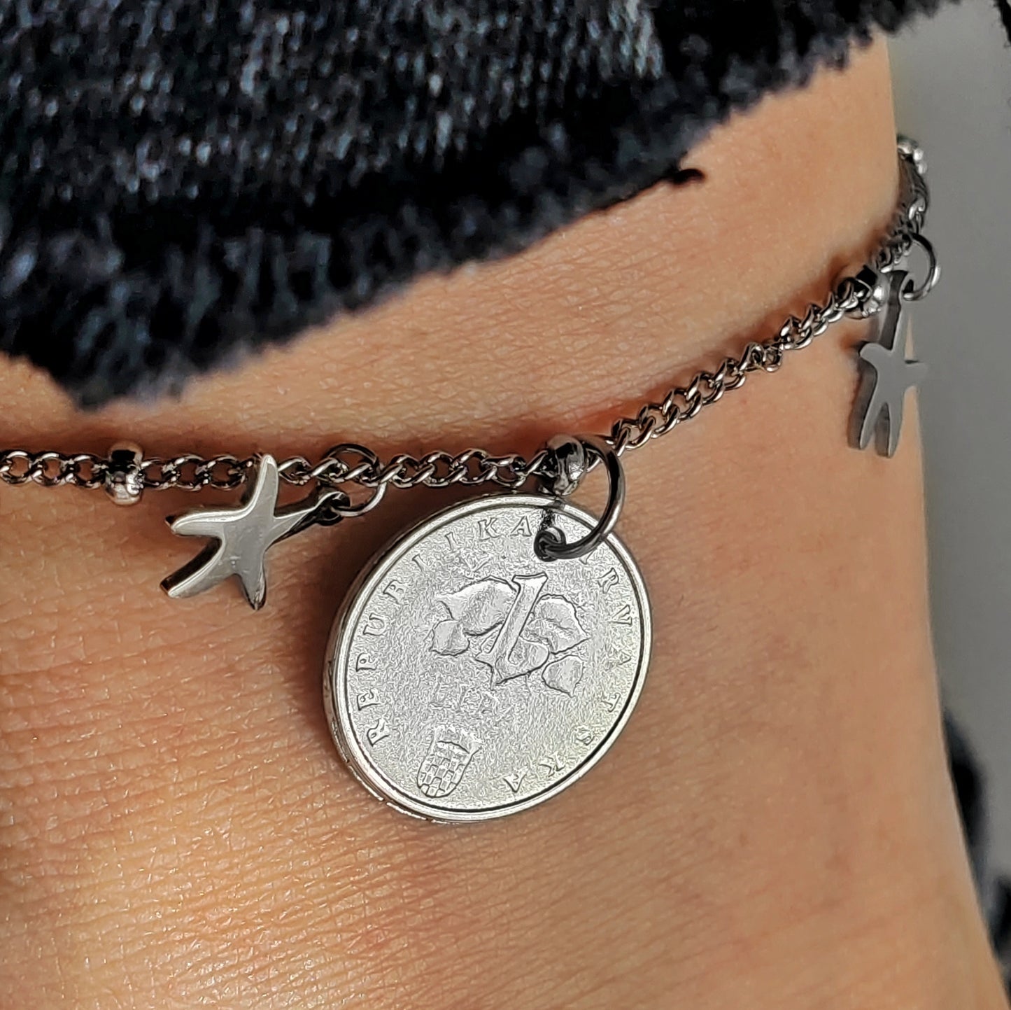 SREBRNA NANOGICA MORSKA ZVIJEZDA